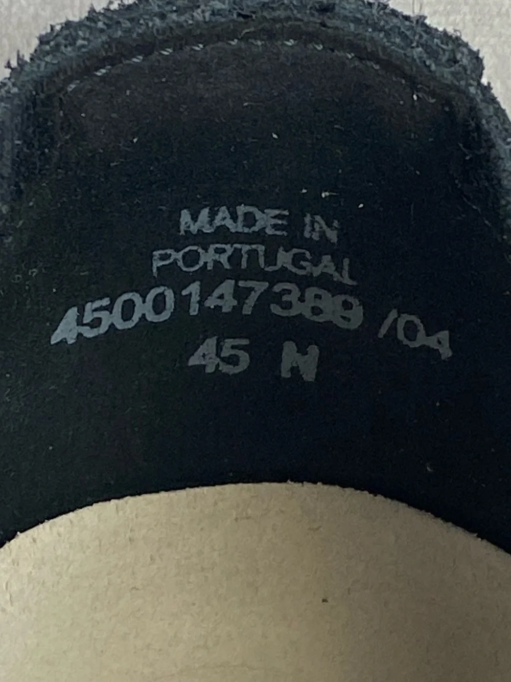Birkenstock Uppsala Low Suede Leather Black Casual Comfot Oxfords Shoes 45 EUR